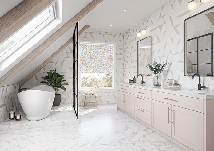 Foxglove Field, Pastel Spring - Twist&Fit Roller Blind - Image 7